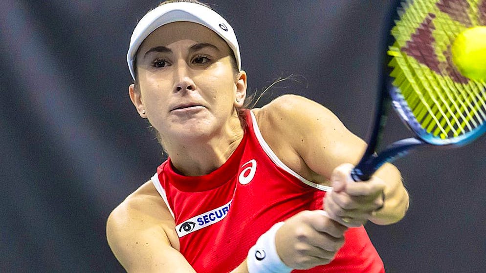 Already in excellent form again: the young mother Belinda Bencic