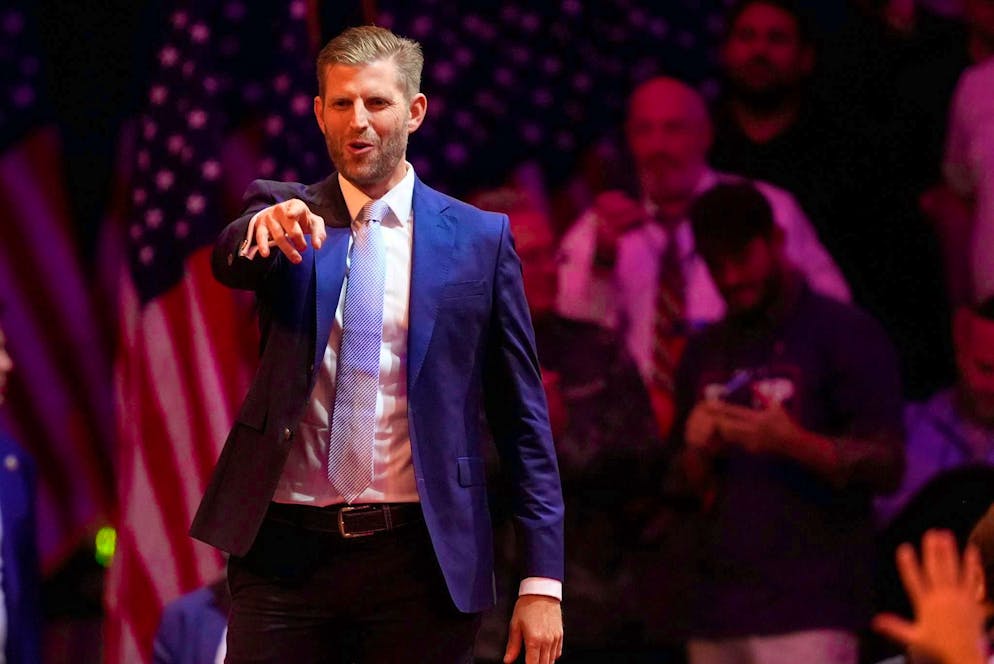 From Kai to Kimberly: this is the Trump clan - Gallery. Son Eric also closely supports his father, but is more active in his company, the Trump Organization. (archive picture)