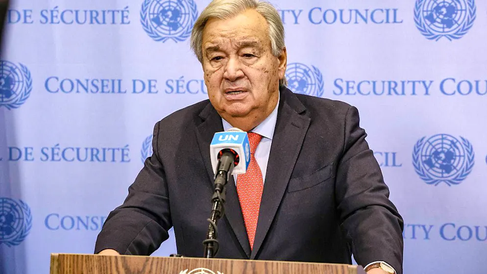 Antonio Guterres, Secretary-General of the United Nations, speaks to the conscience of the global community at the turn of the year.