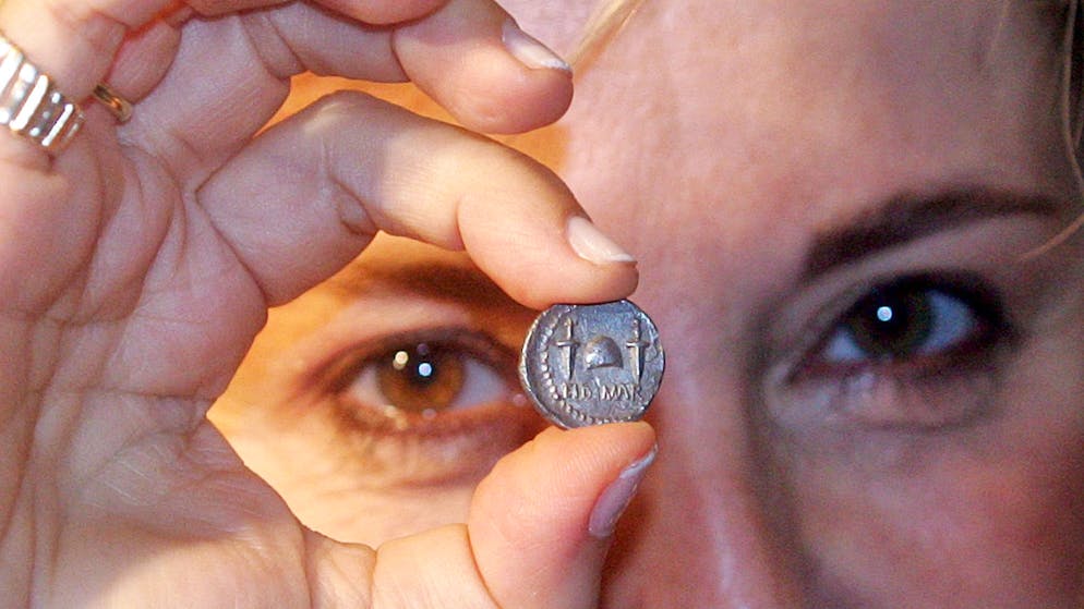 Une pièce d'or romaine très rare à l'effigie de Brutus sera mise aux enchères lundi à Genève (image d’illustration).