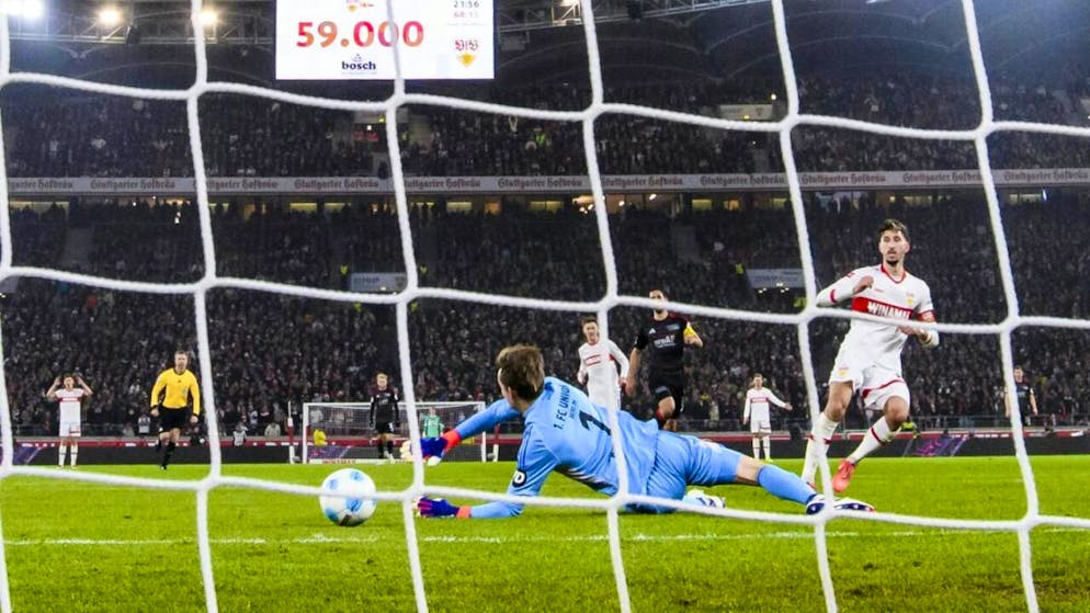 Atakan Karazor schiesst Stuttgart in der 69. Minute zum Sieg