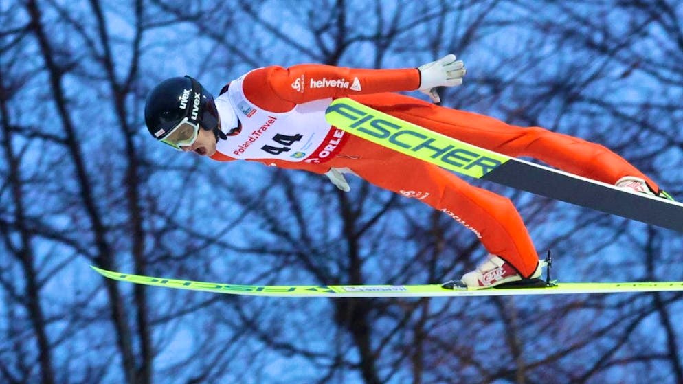 Gregor Deschwanden uses his strong form in Poland to take his third podium place in the World Cup.