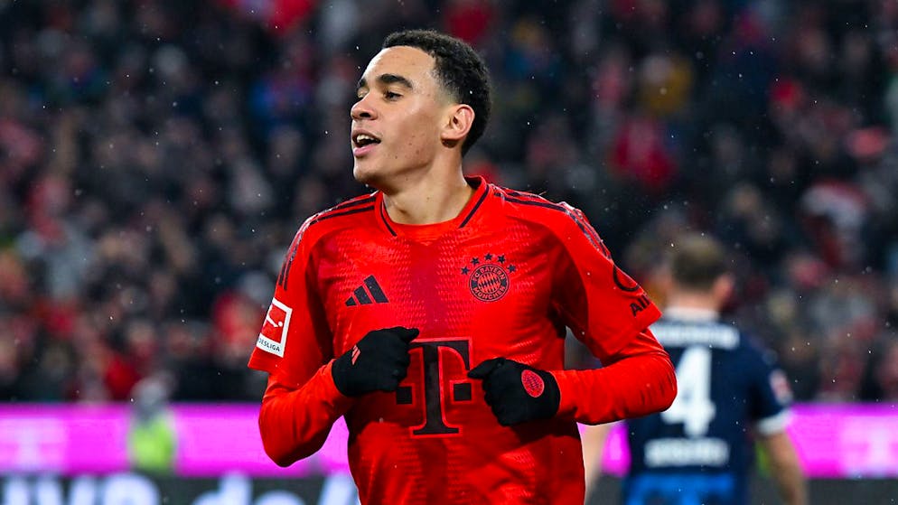 Kommt von der Bank und trifft beim 4:2 gegen Heidenheim doppelt: Matchwinner Jamal Musiala