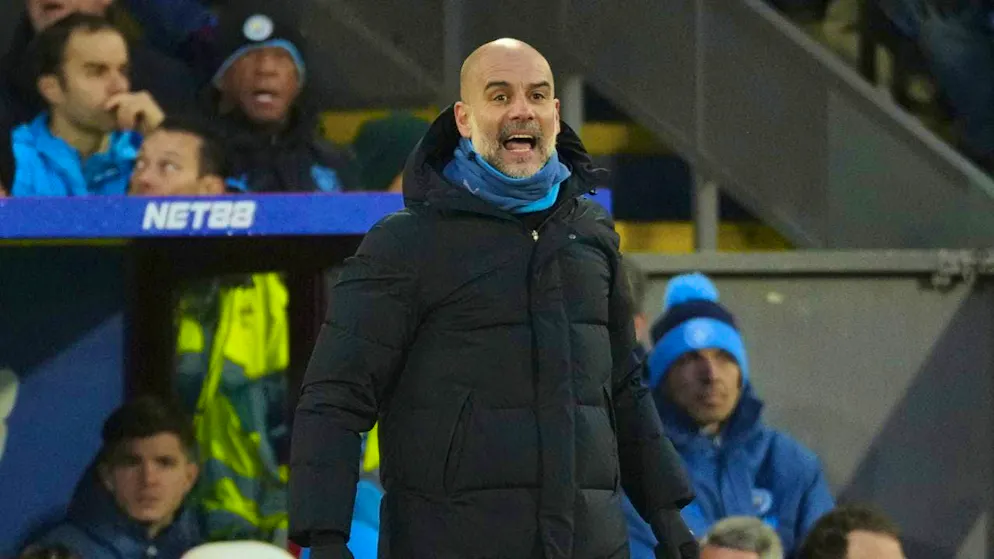 Now under pressure in Manchester: coach Pep Guardiola