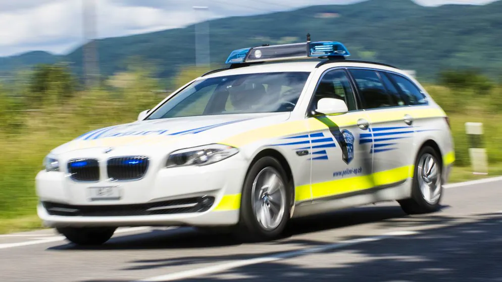 Grebnzwacht und Aargauer Kantonspolizei haben am 6, Dezember zwei Männer bei Eiken dingfest gemacht.