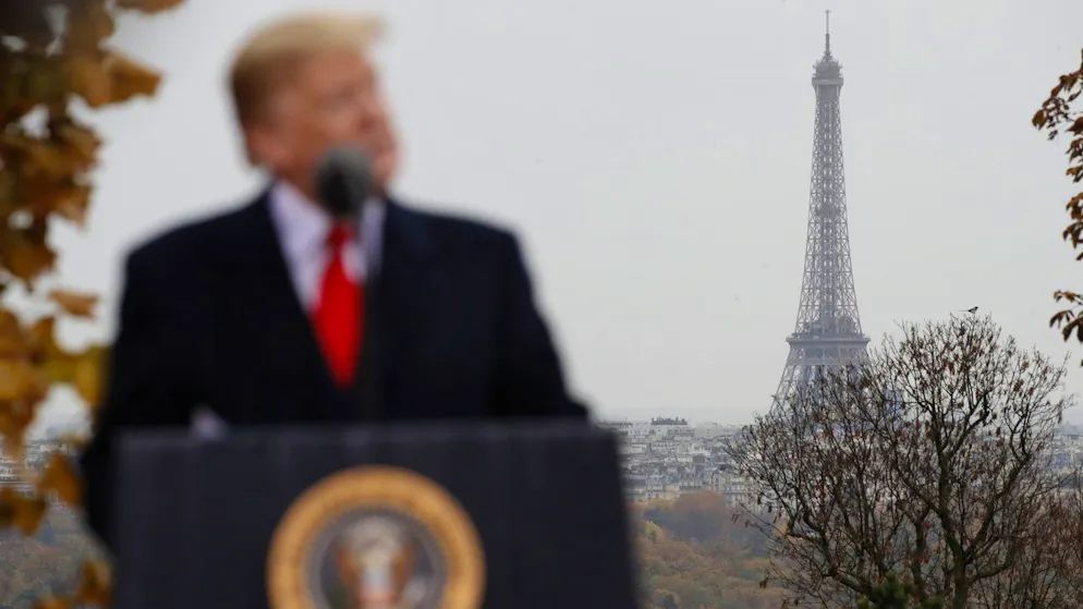 Gefragter Gesprächspartner: Donald Trump bei seinem Besuch in Paris am 11. November 2018.