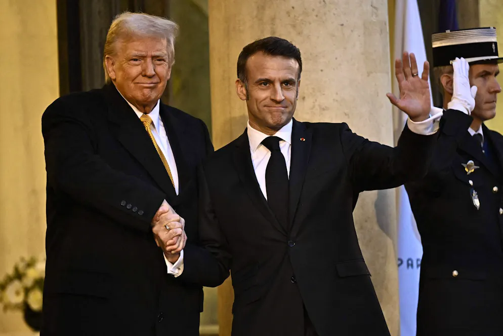 Der Besuch in Frankreich ist Trumps erster Auslandstrip seit seinem Wahlsieg Anfang November. 