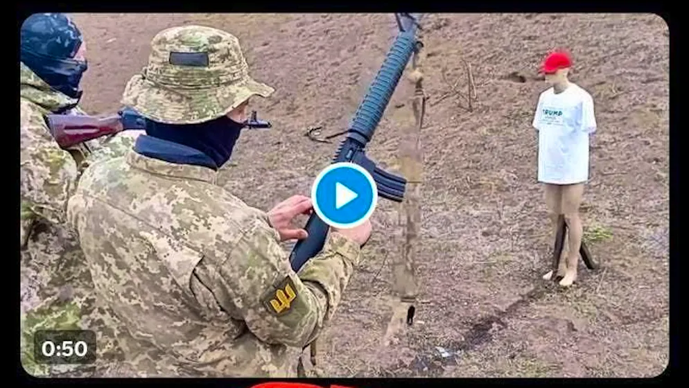 Soldati sparano a bambole «MAGA». Putin cerca di fomentare i fan di Trump con video falsi, ecco alcuni esempi