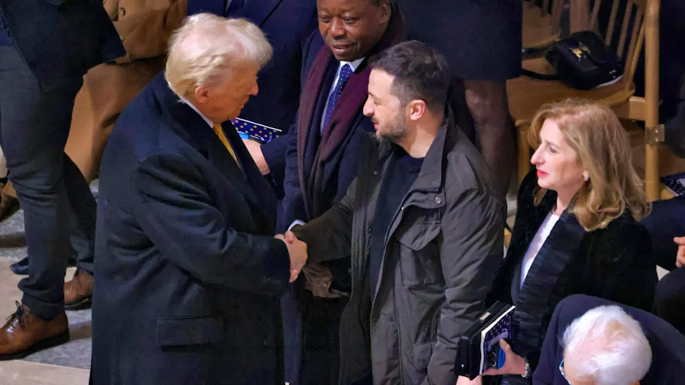 Notre-Dame reopens - with splendor and lots of emotion - Gallery. Among the high-ranking state guests at Notre-Dame's opening ceremony were US President-elect Donald Trump and Ukrainian President Volodymyr Selenskyj. 