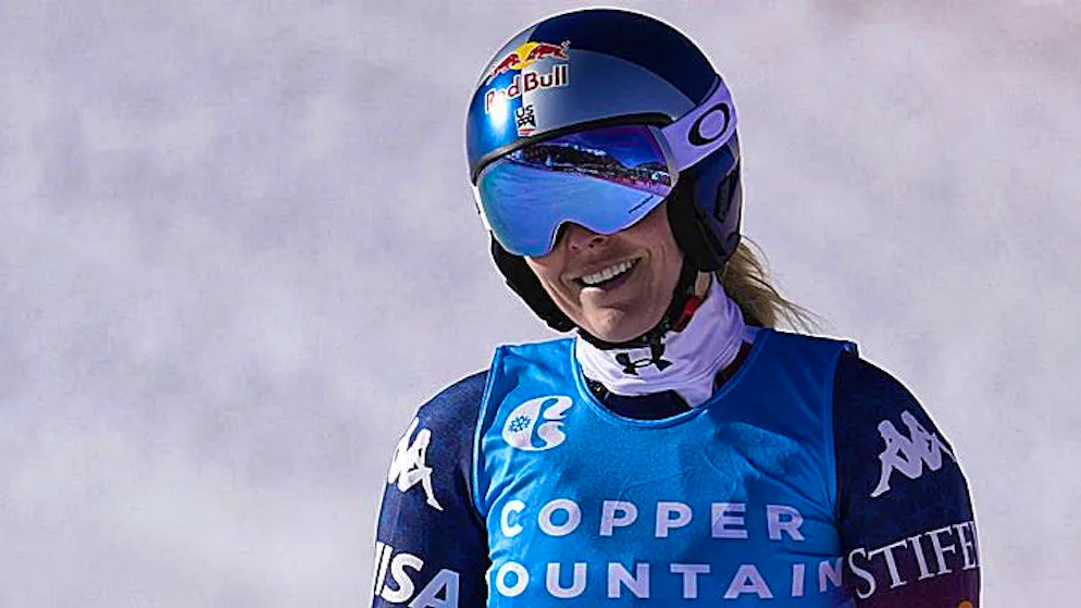 Lindsey Vonn shows a solid performance in Copper Mountain.