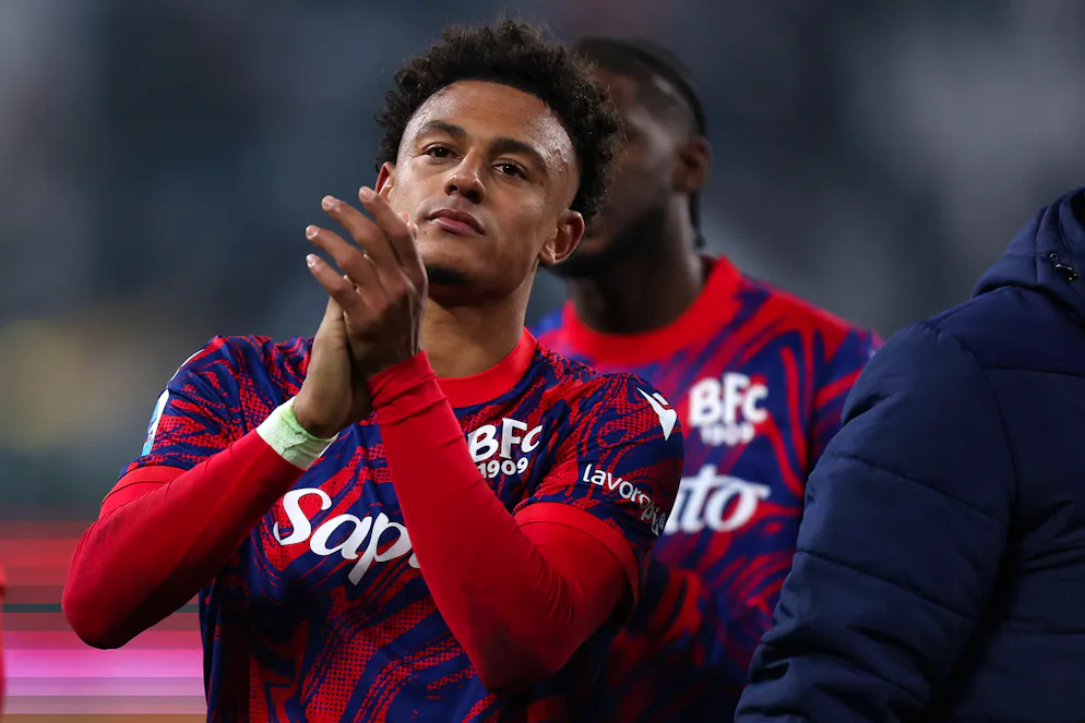 Dan Ndoye après son but.