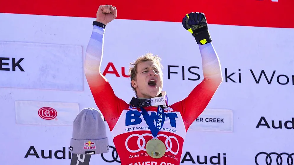 Marco Odermatt prevails in a super-G dominated by tactics