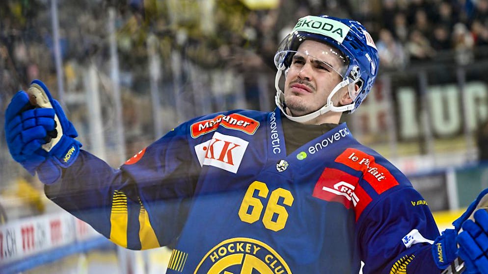 Valentin Nussbaumer traf herrlich zum 1:0 für Davos.