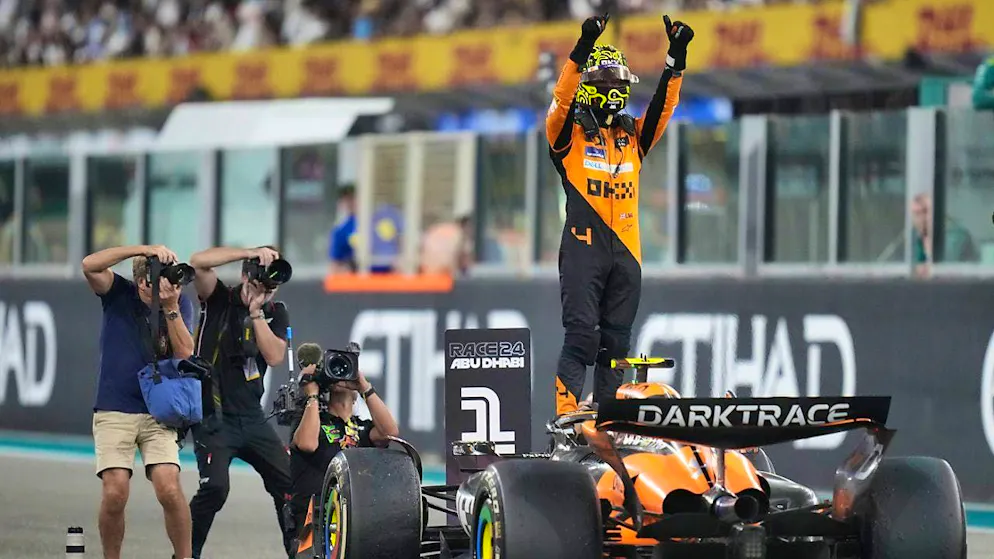 McLaren back at the top after years of pandemic - Gallery. With his victory at the season finale in Abu Dhabi, Lando Norris makes McLaren team world champion