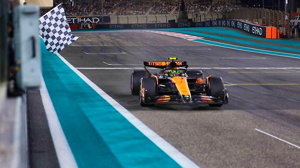 GP victory and constructors' world championship title: Lando Norris gives McLaren a double boost at the season finale in Abu Dhabi.