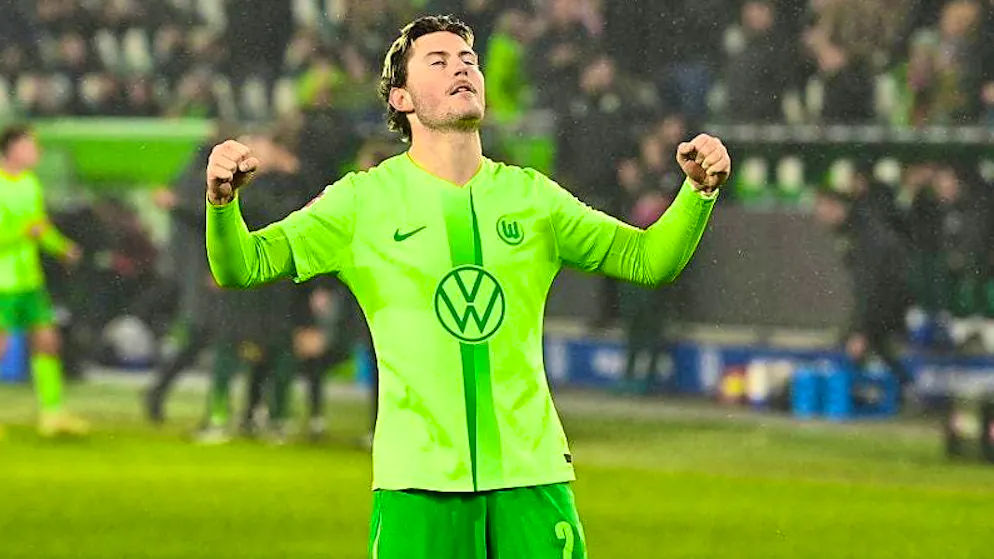 Wolfsburg match winner with two late goals: Jonas Wind.