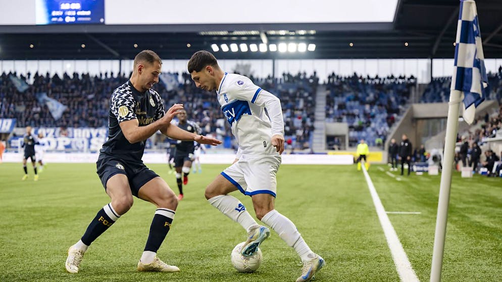 Alban Ajdini ist für die FCZ-Hintermannschaft nicht zu stoppen. Der gebürtige Genfer ist mit zwei Toren und einer Vorlage der Lausanner Matchwinner