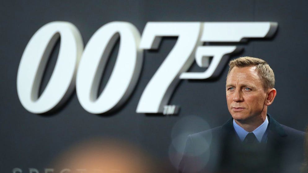 Schauspieler Daniel Craig während der Deutschlandpremiere des James Bond-Films «Spectre».