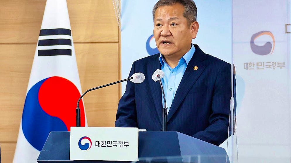 ARCHIVE - Lee Sang Min is currently under investigation for alleged sedition. Photo: Kim Seung-doo/Yonhap/AP/dpa