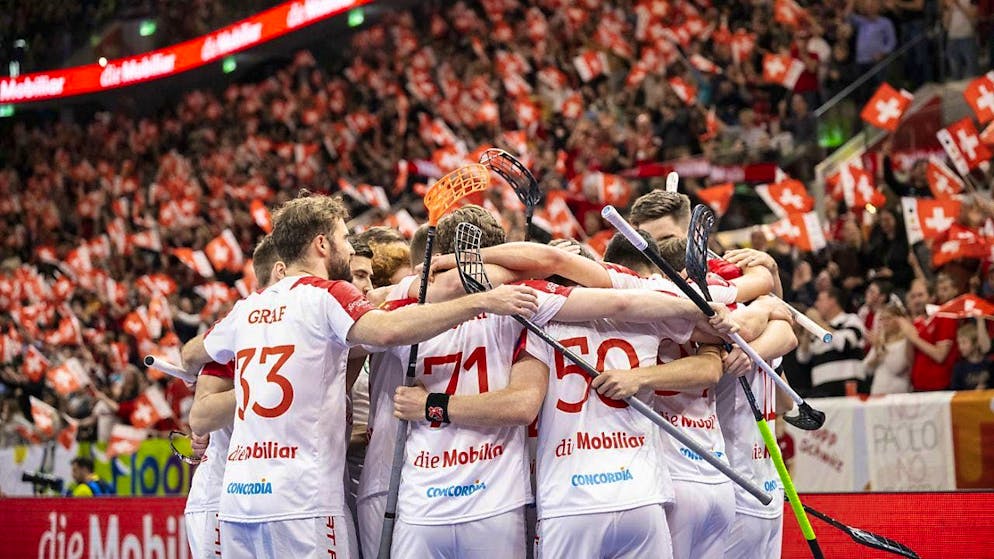The floorball national team with a new face and in a new role - Gallery. The Swiss only made it as far as the semi-finals at their home World Cup in 2022