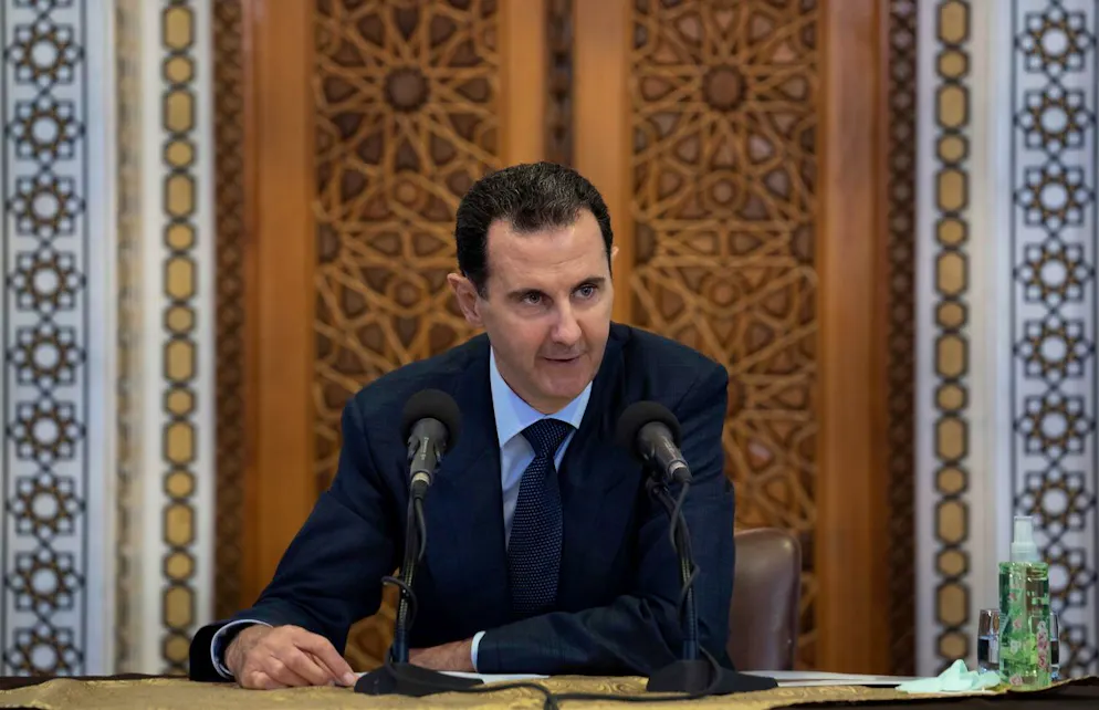 Bashar al Assad in una foto del 2020.