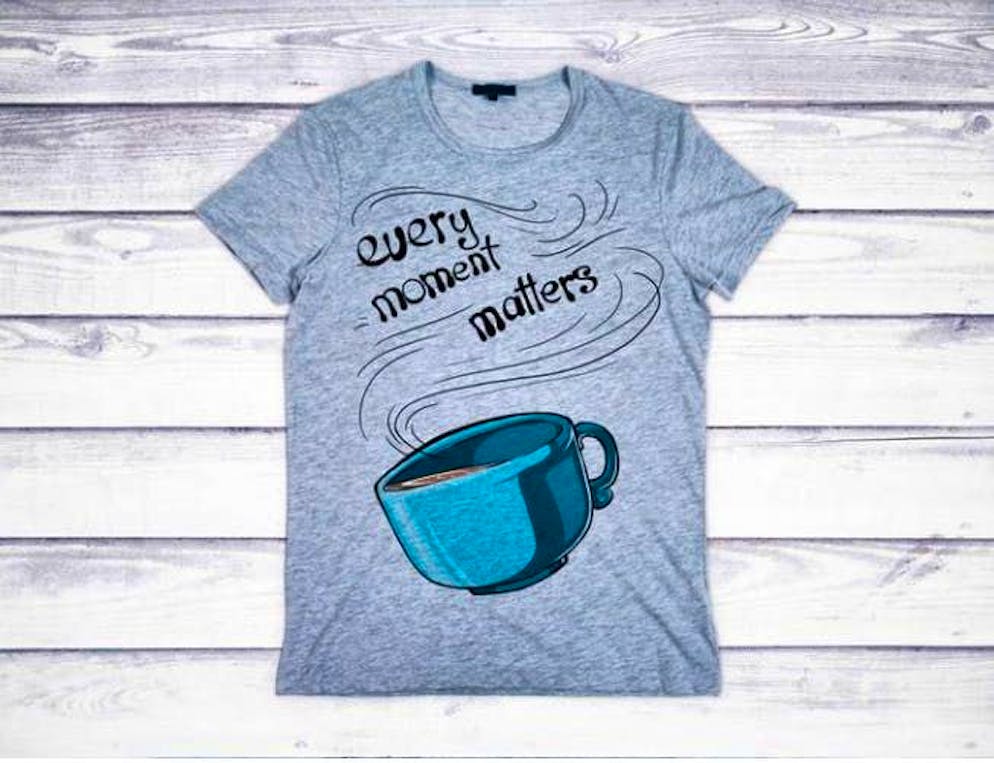 Do not tumble dry printed T-shirts.