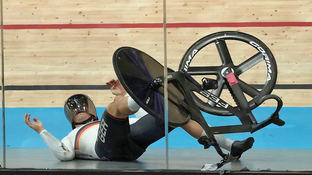 Im Bahn-Radfahren kommt es immer wieder zu Stürzen (Archivaufnahme)