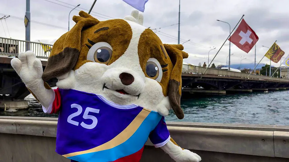 Parliament wants more money for the Women's European Football Championship. Pictured: Maddli, the mascot of the Women's Euro 2025 (archive image)