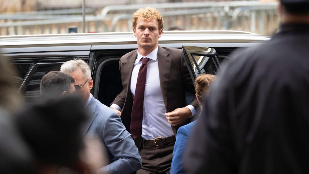 Daniel Penny bei seiner Ankunft vor dem Gericht in New York. 