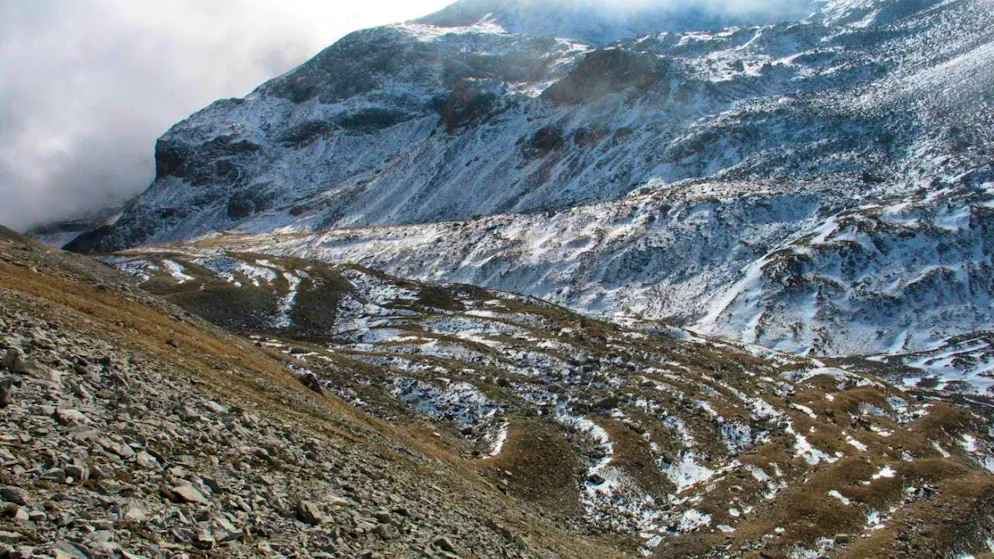 In the last ten years, temperatures in some European mountains have risen by more than one degree. (archive picture)