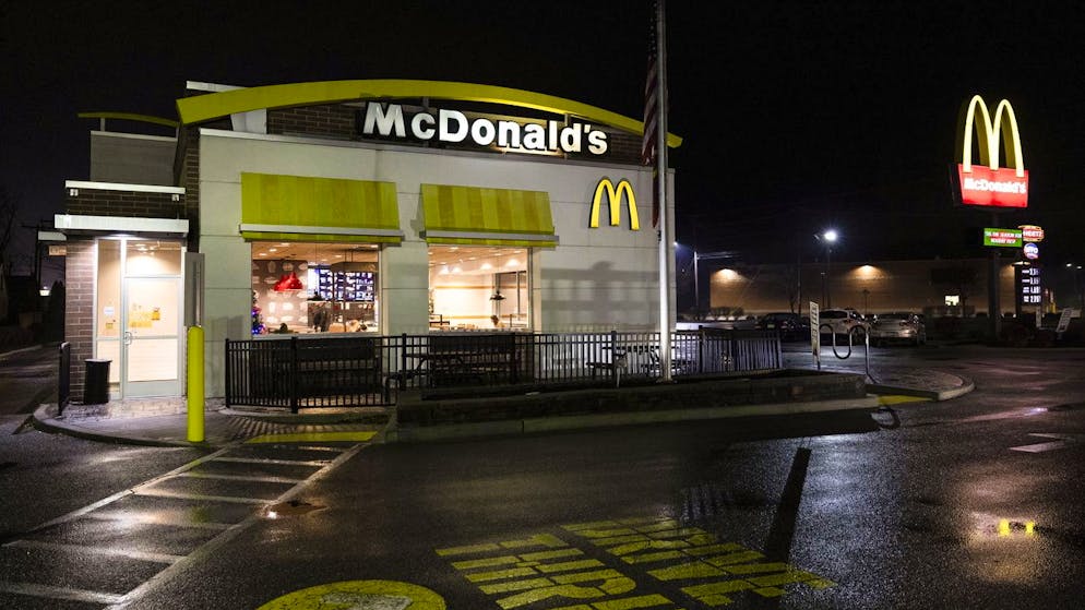 Das McDonald's-Restaurant in Altoona (Pennsylvania), wo der Tatverdächtige am Montag gefasst wurde. 