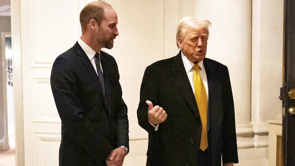 Donald Trump s'est entretenu avec le prince William à Paris.