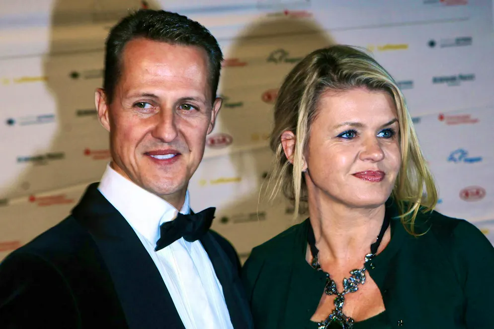 Trial begins in Schumacher blackmail case. Several men are said to have tried to blackmail Michael and Corinna Schumacher with private photos (archive photo).