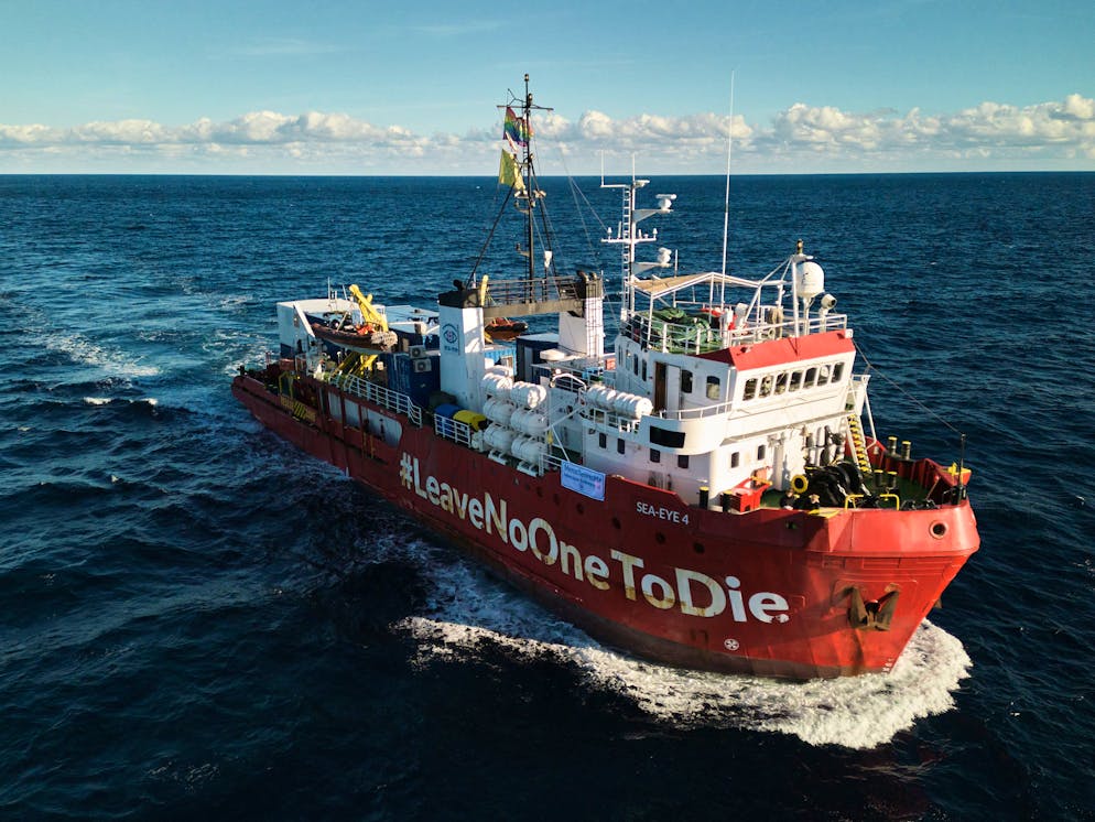 St. Galler Seenotretter Arno Tanner. Die Seenotrettungsorganisation rettet Flüchtende vor dem Ertrinken. 