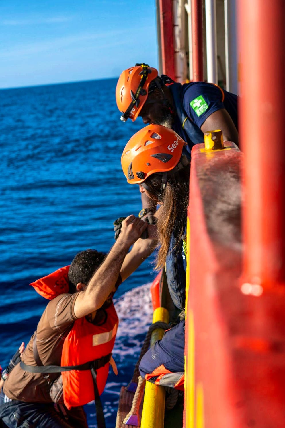 St. Gallen sea rescuer Arno Tanner. One of the survivors wrote a handwritten letter in which she processed what she had experienced. A touching moment for Tanner.