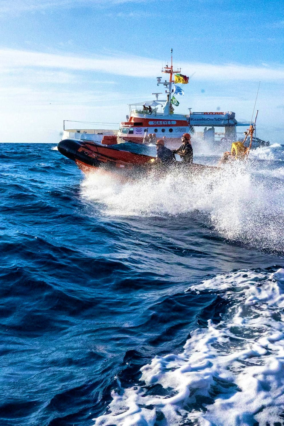St. Gallen sea rescuer Arno Tanner. Since 2014, over 30,000 people have gone missing or drowned in the Mediterranean.