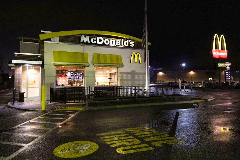 The McDonald's restaurant in Altoona: This is where the suspected perpetrator Luigi Mangione was recognized and subsequently arrested.