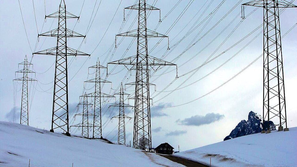The National Council wants to enshrine an electricity reserve against an energy shortage in winter in law. (theme picture)