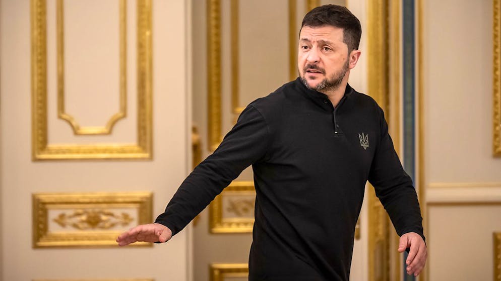 Der ukrainische Präsident Wolodymyr Selenskyj. Foto: Michael Kappeler/dpa