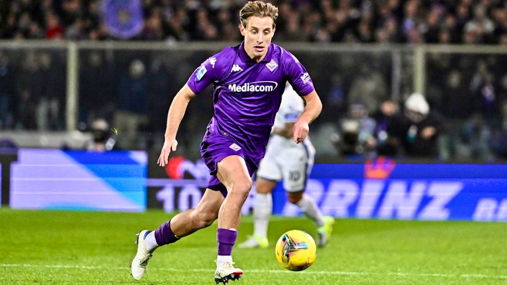 Edoardo Bove avant son malaise cardiaque.