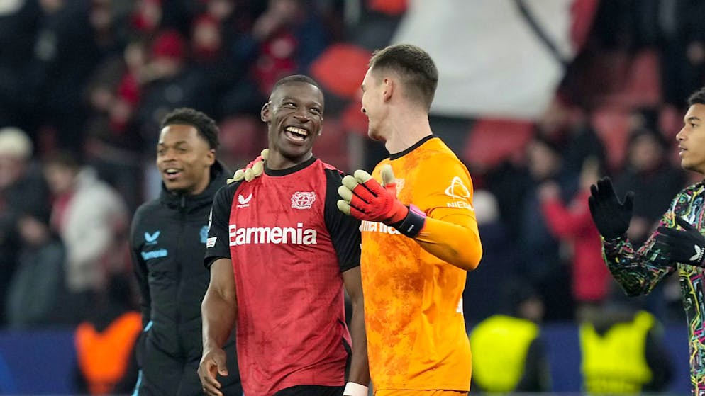 Real Madrid atmet auf, Leverkusen gewinnt Spitzenspiel - Gallery. Nordi Mukiele (links) traf zum Sieg von Leverkusen