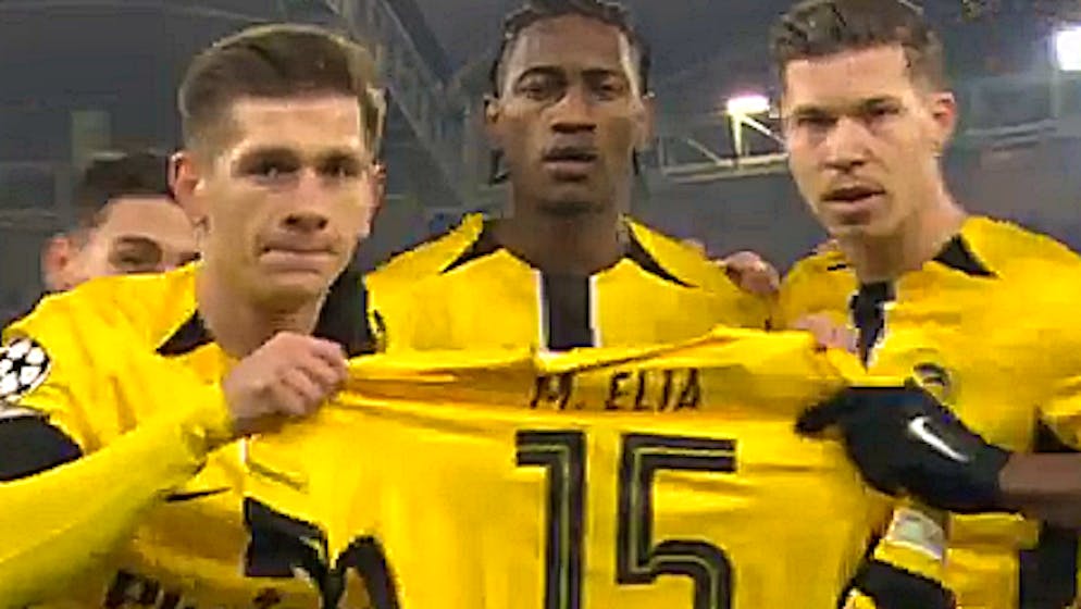 Tribute to Elia. Lakomy shoots YB into the lead - the goal celebration gets under your skin