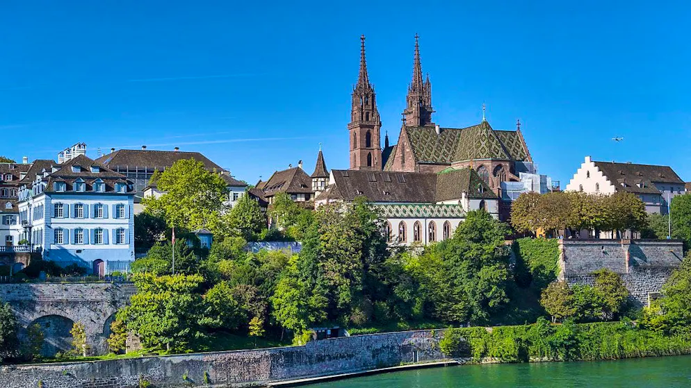 Basel Minster unfortunately suffers from the successful Christmas market.