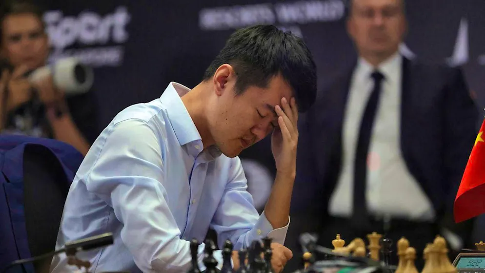 India's Gukesh wins World Chess Championship after Ding's blunder - Gallery. And the previous title holder, the Chinese Ding Liren, reflects on his blunder on move 55, which cost him his last chance at the title
