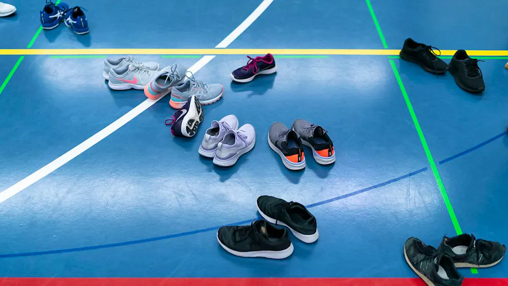 L'altercation faisait suite à une punition donnée par le professeur à l'élève, venu en cours sans chaussures de sport (photo symbolique).