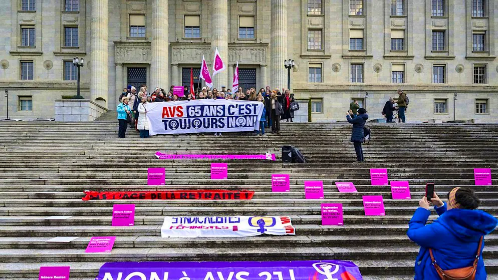 The long road to the Federal Court was not worth it for the SP Women and the Greens. (KEYSTONE/Jean-Christophe Bott)