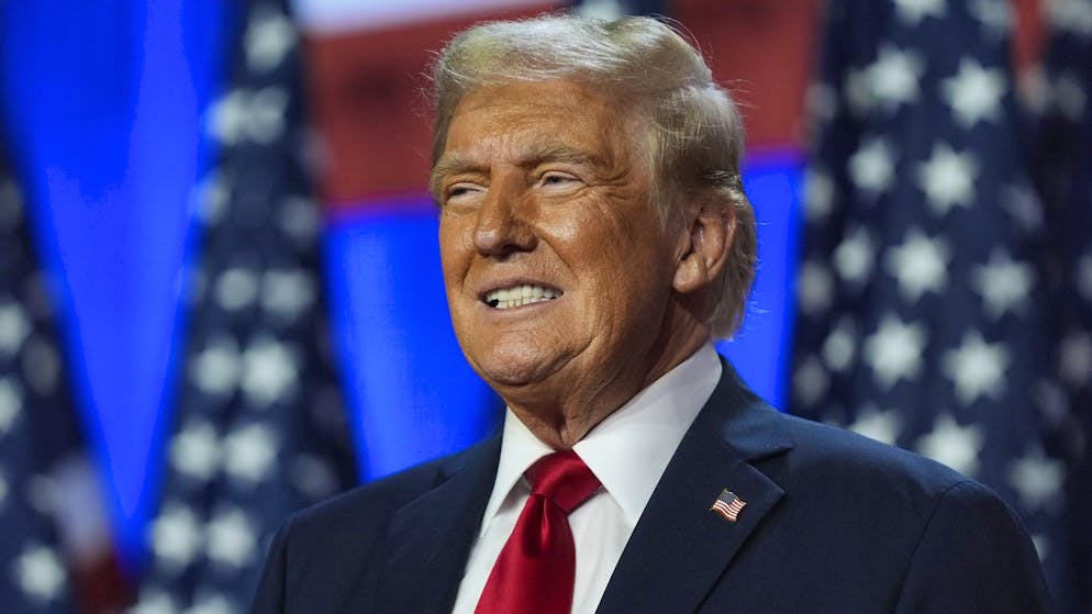 Donald Trump am 6. November in West Palm Beach, Florida.