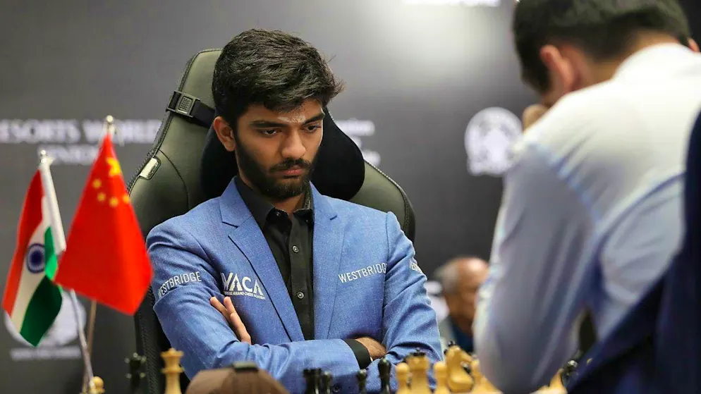 Gukesh Dommaraju wins the world chess title.
