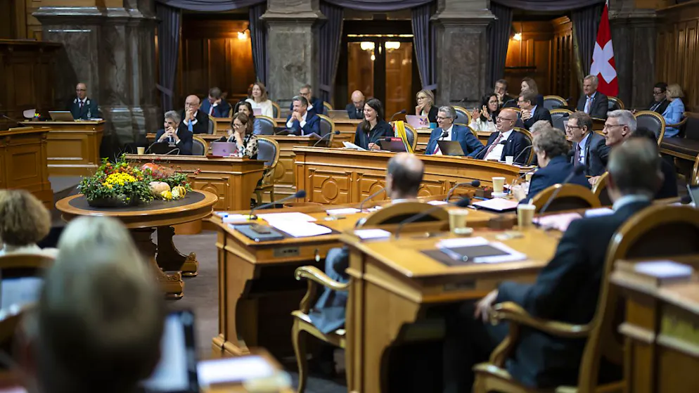 La sala del Consiglio degli Stati