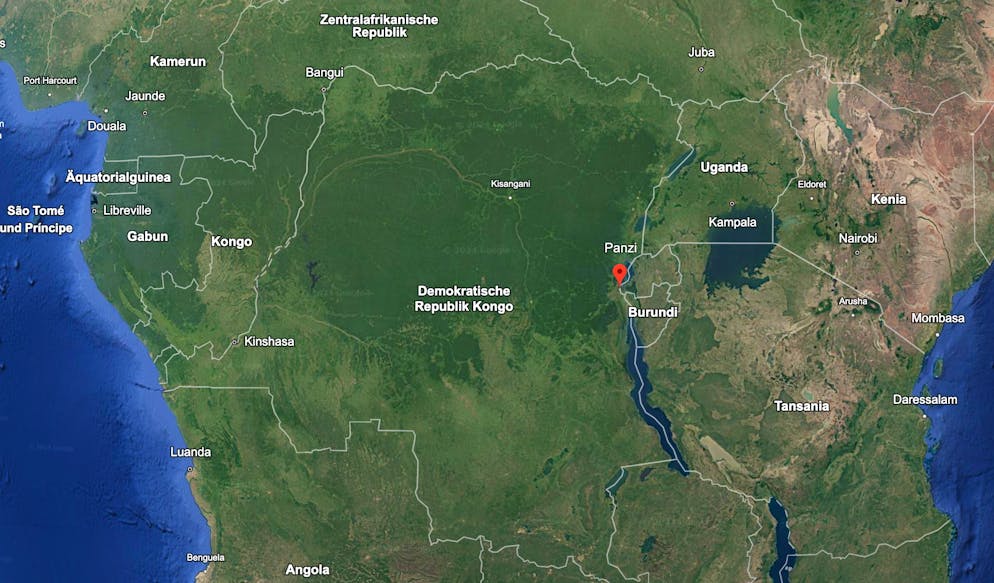 Lage der Region Panzi.